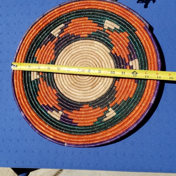 Unique Rattan Woven Orange, Purple Boho Ba… - Picture 9 of 10